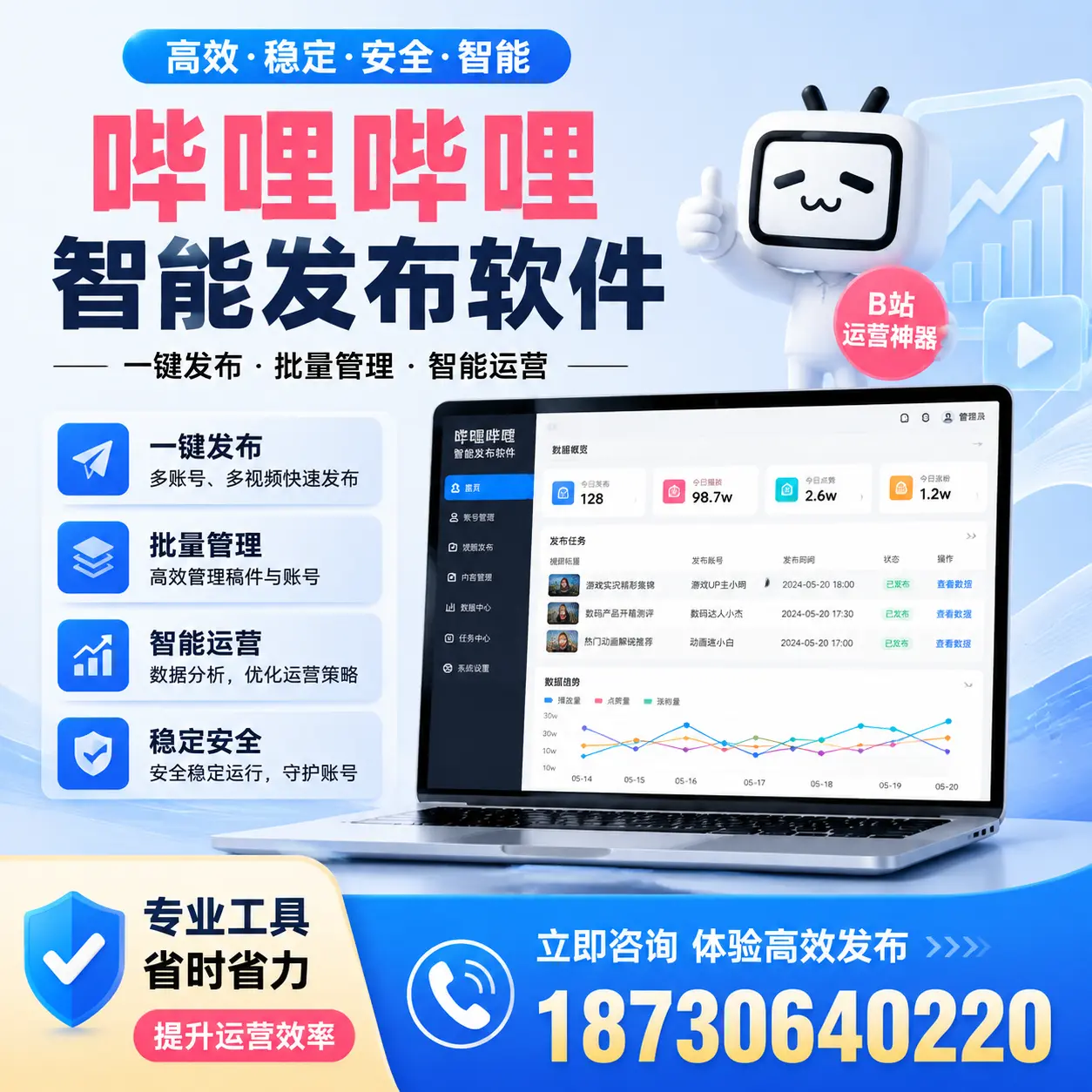解密哔哩哔哩智能发布软件：功能与优势分析在通化